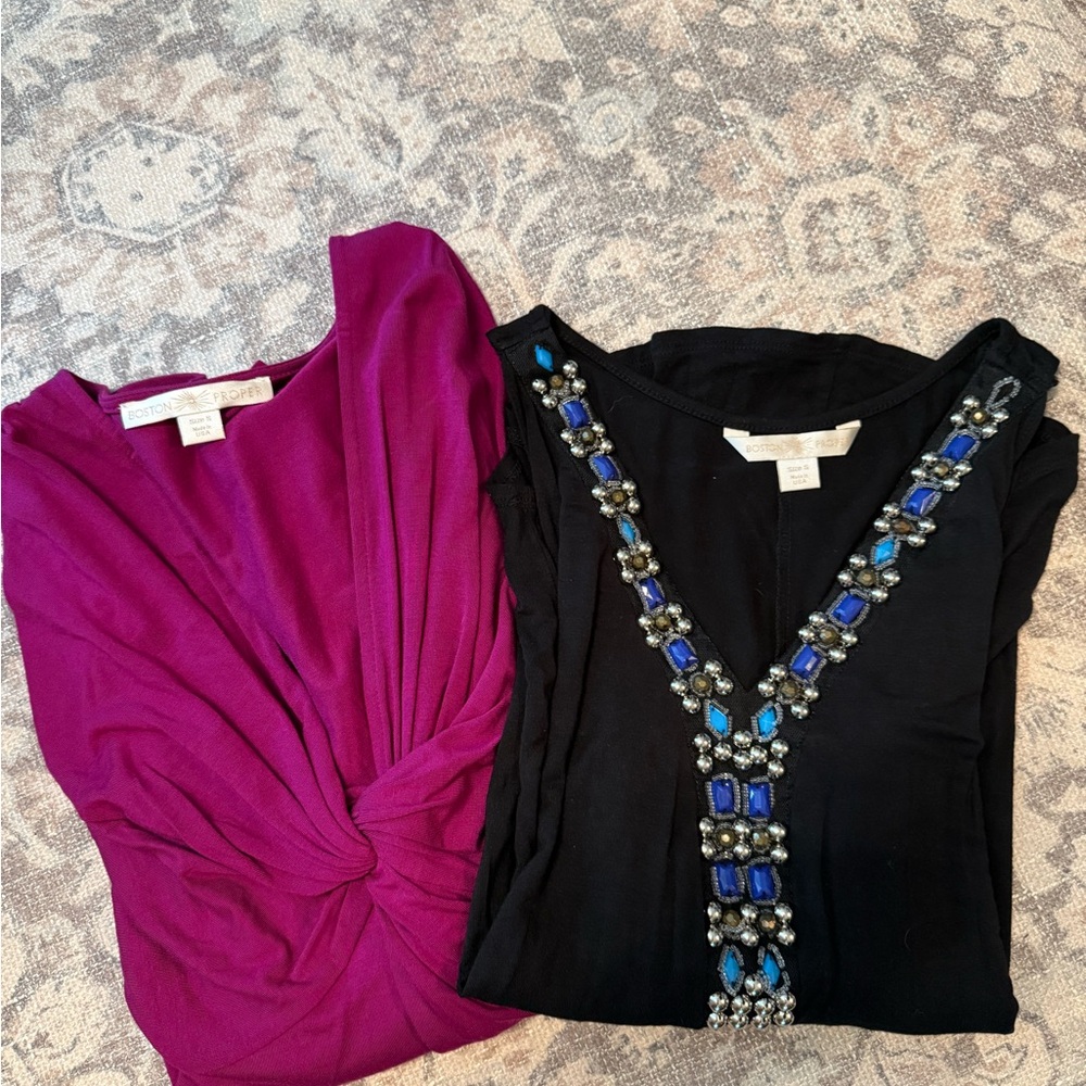 2 Boston Proper Small Tops